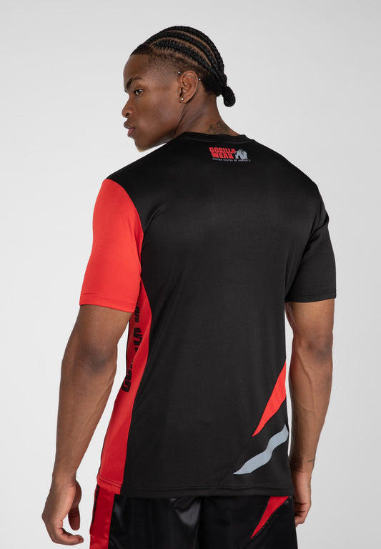 Hornell T-Shirt - Black/Red - Unisex