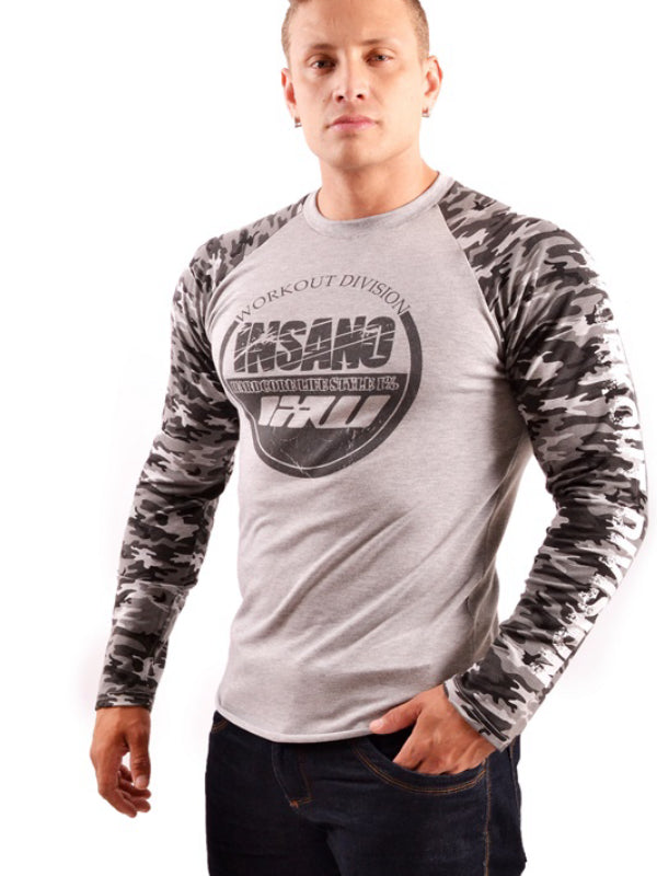 Raglan Long Sleeve Camo