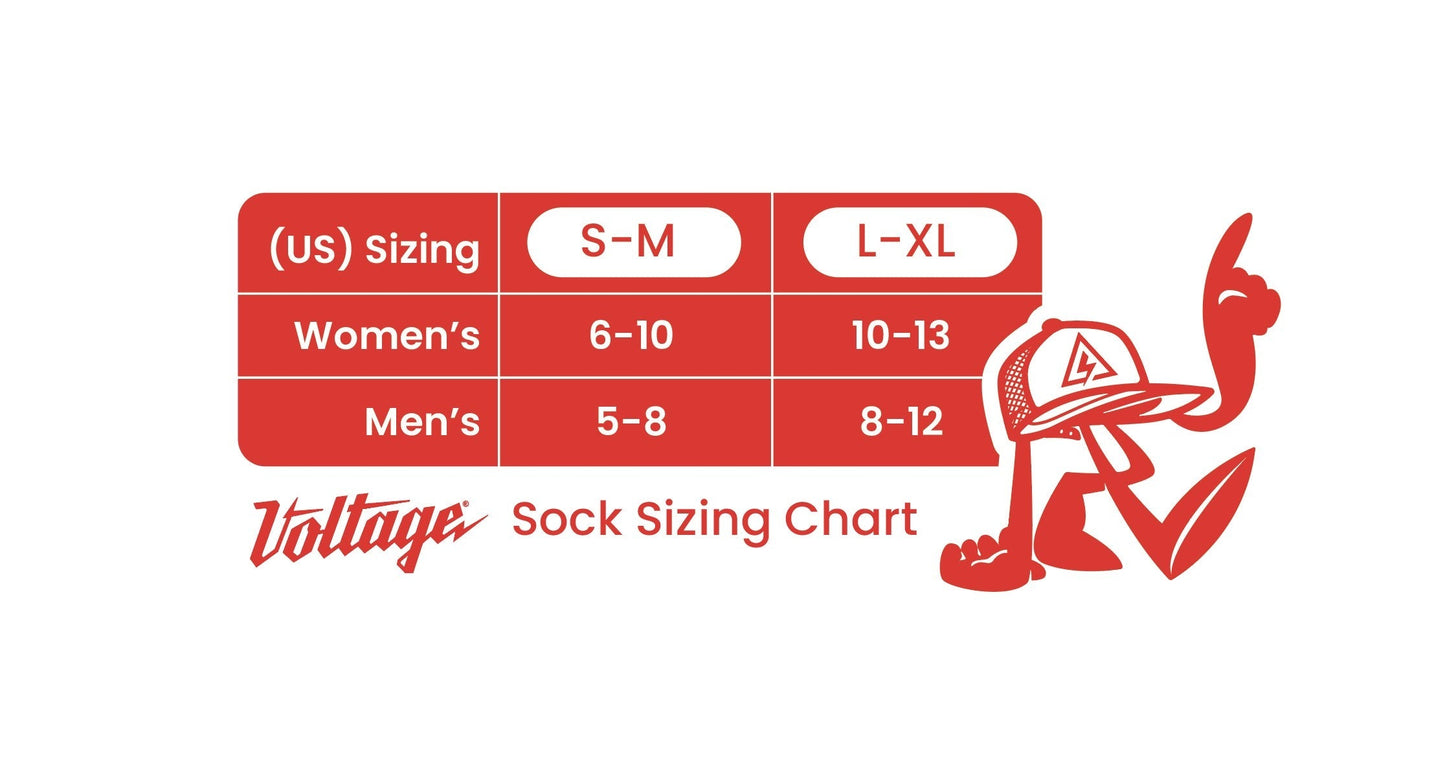 Shock & Awe Issue Magic Merino Wool Socks