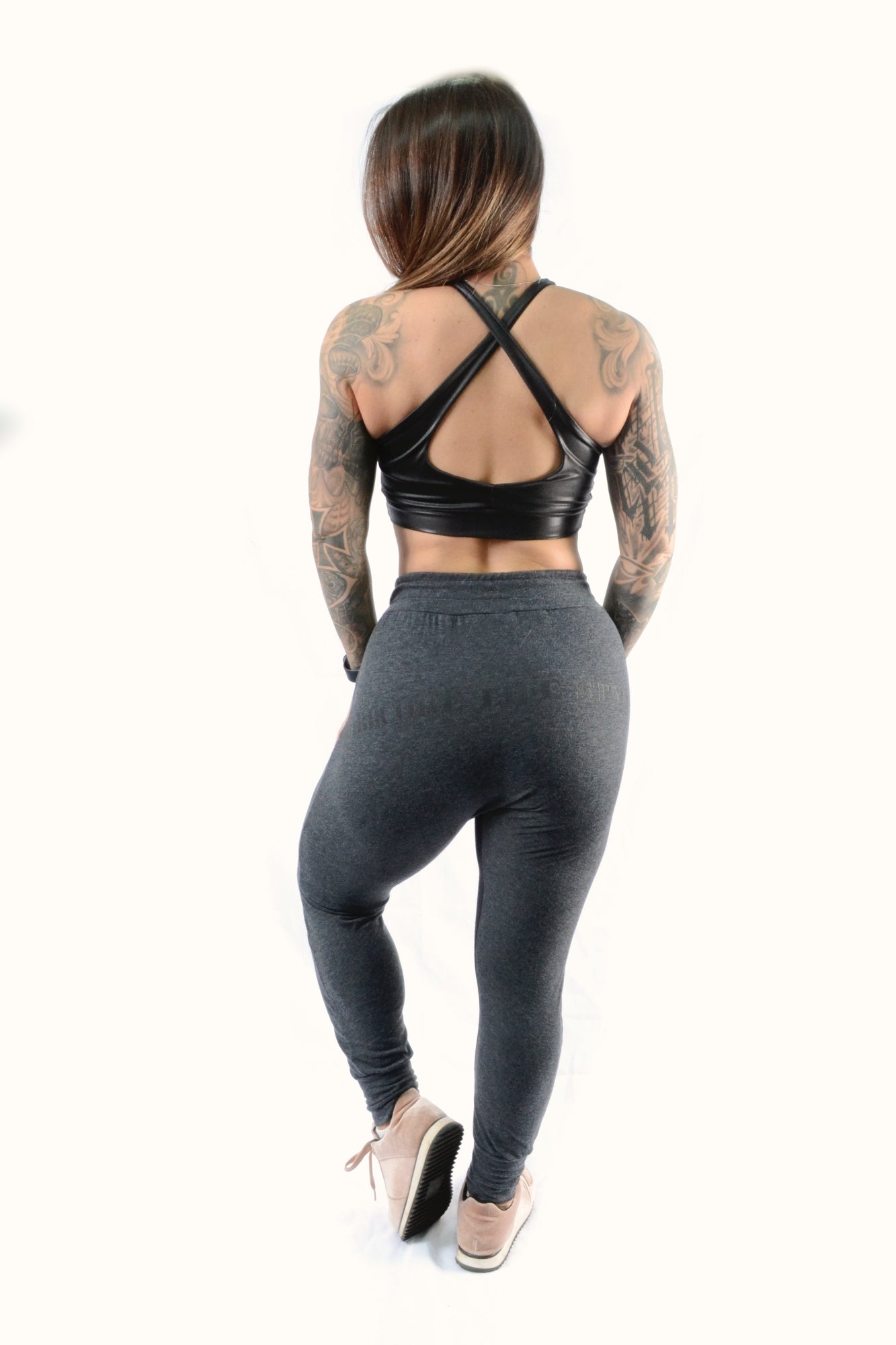 Drop Crotch Skinny Joggers Dark Limited