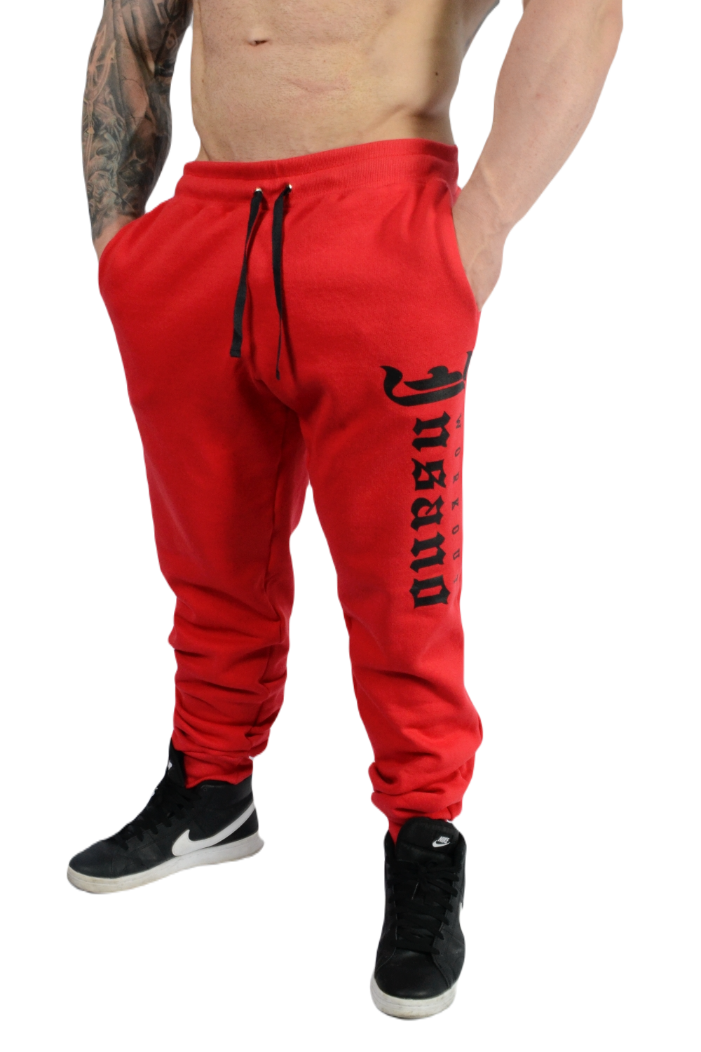 Gothic Sweatpants Rib Knit Cuff