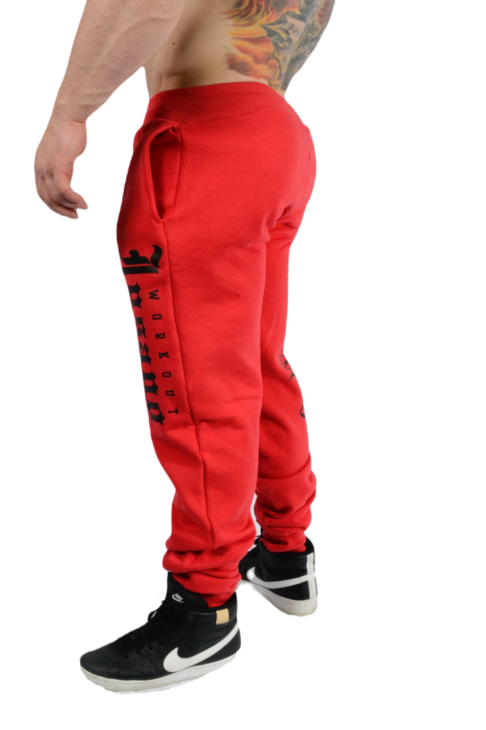 Gothic Sweatpants Rib Knit Cuff