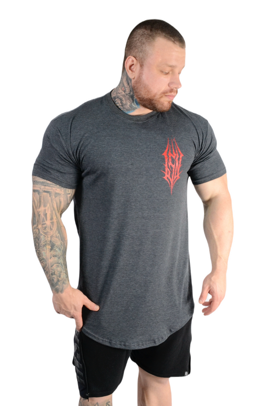 Short Sleeve Shirt Curved Hem One Track ISN