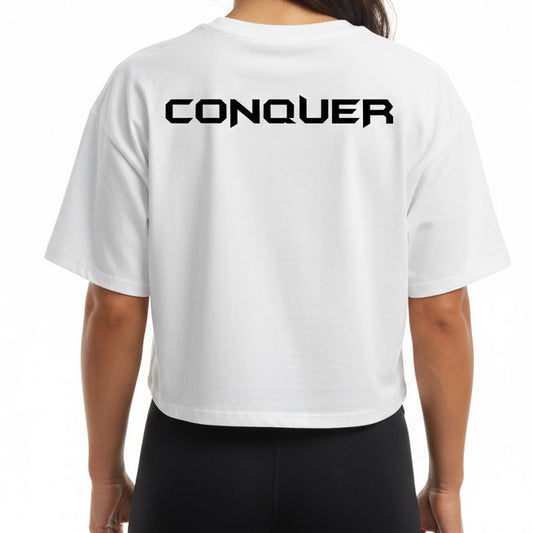 Conquer Oversize Crop Tee