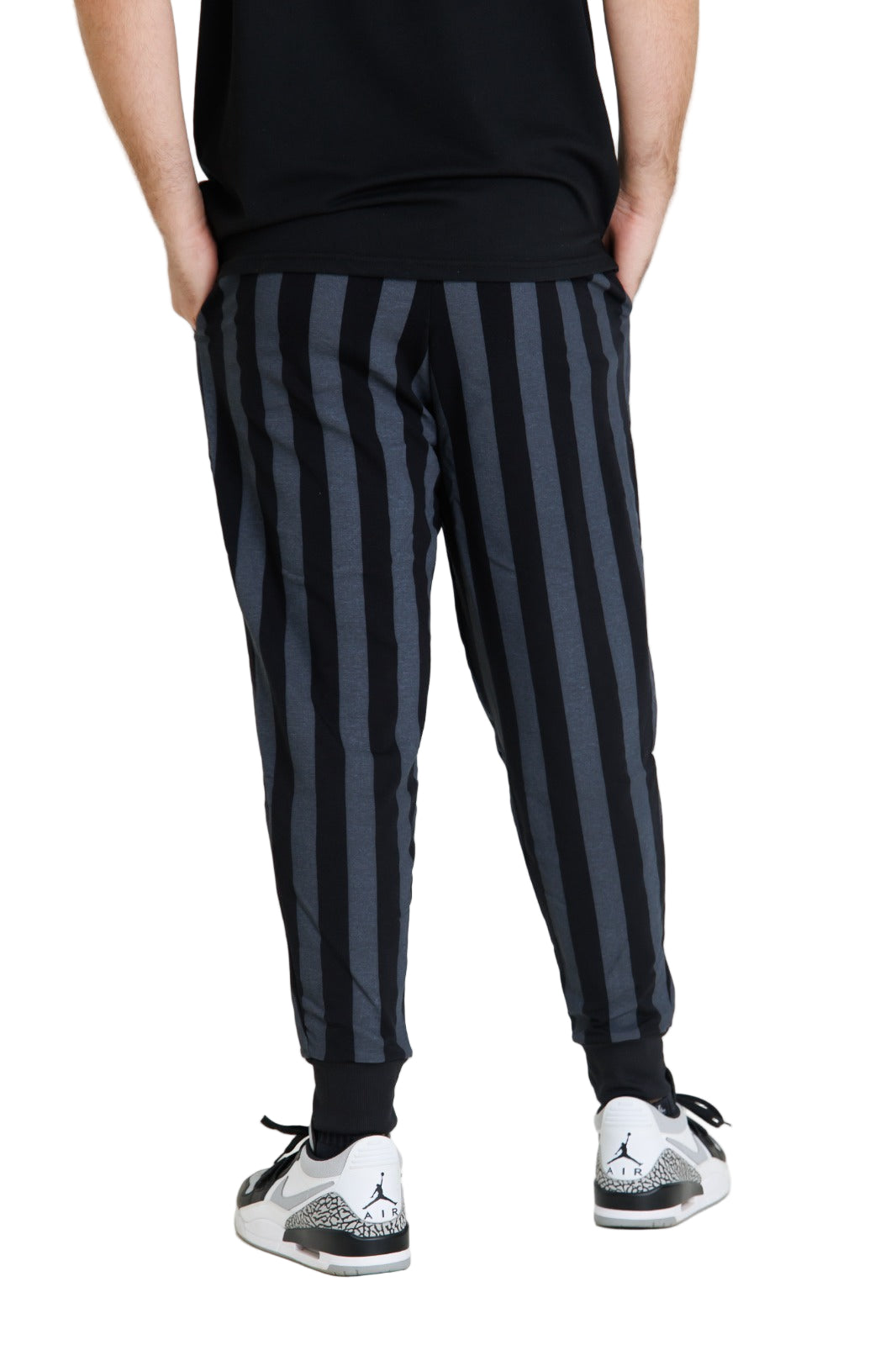 Striped Bodybuilding Baggy Workout Pants
