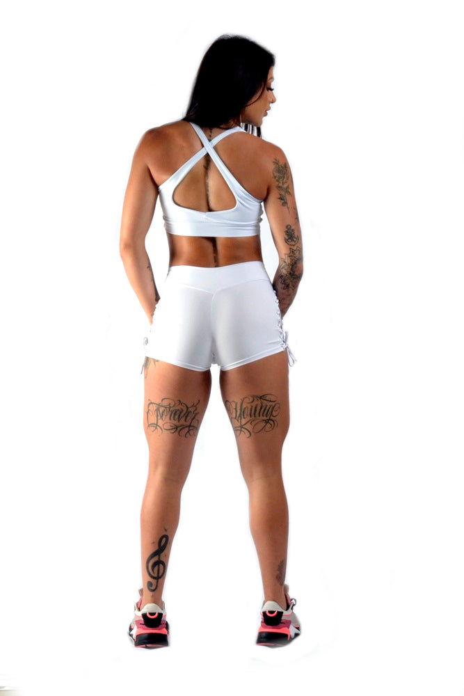 Crossover Sports Bra Destroyer Golden Print