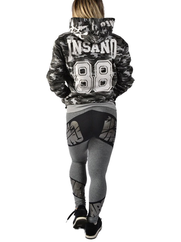 Mid Rise Waist Cross Over Band Legging