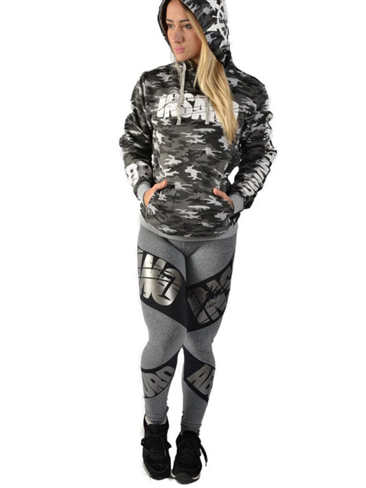 Mid Rise Waist Cross Over Band Legging