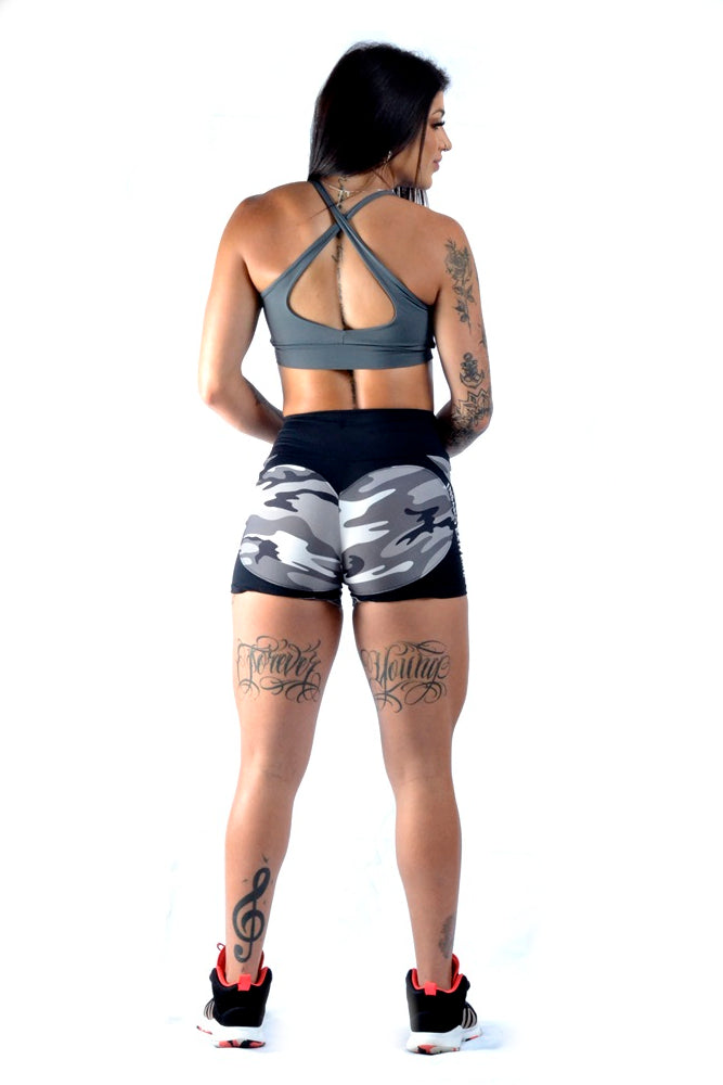 Curves High Waist Shorts
