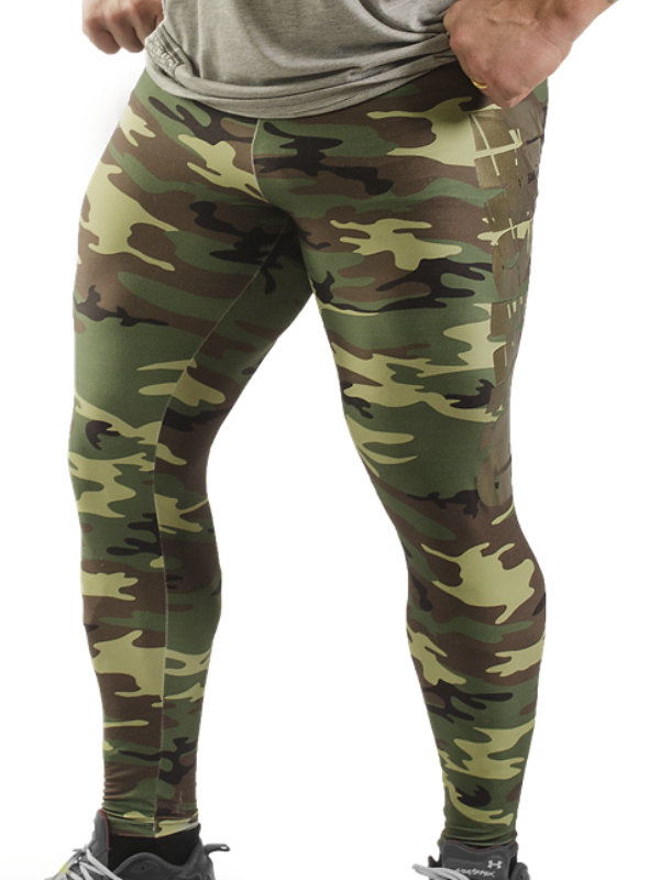 Tight High Camouflaged Legging