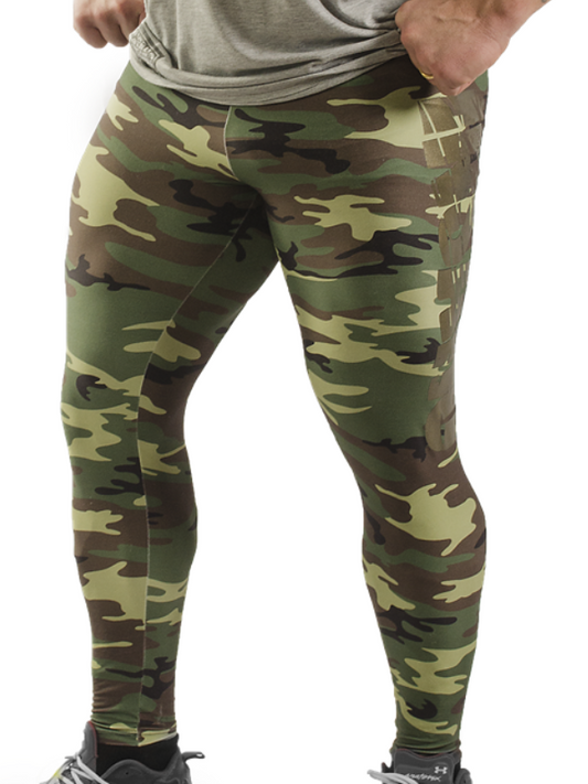 Tight High Camouflaged Legging