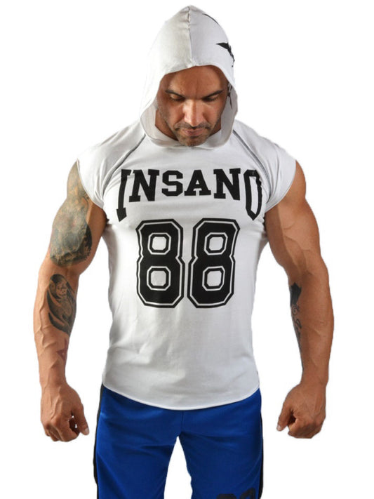Hooded Capped Sleeve Tee