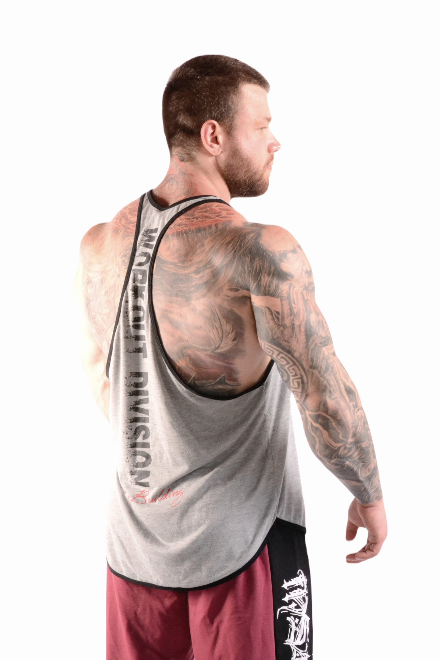 Drop Armhole Tank True Bodybuilders Gray