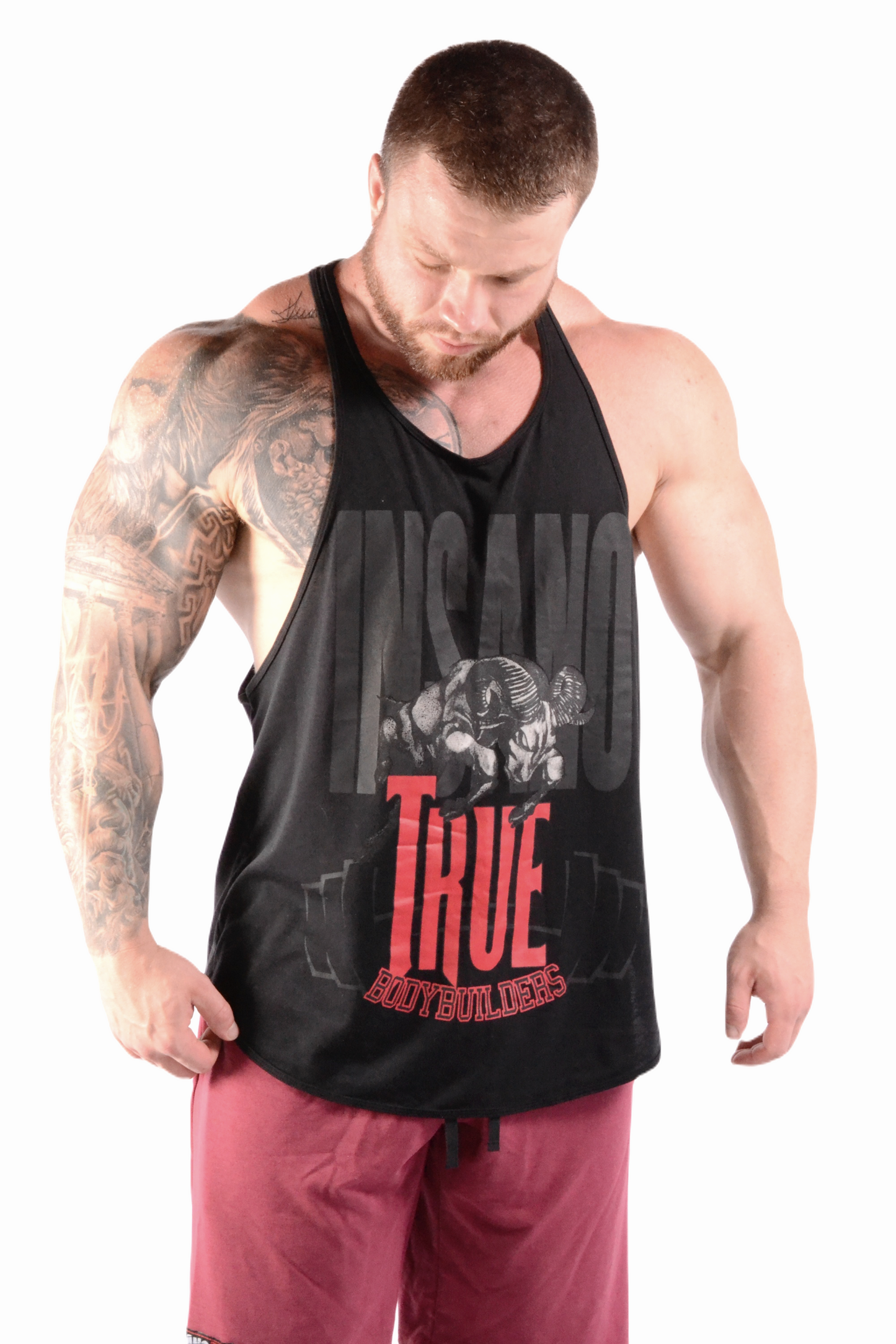 Drop Armhole Tank True Bodybuilders Black