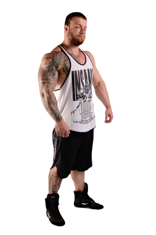 Drop Armhole Tank True Bodybuilders White