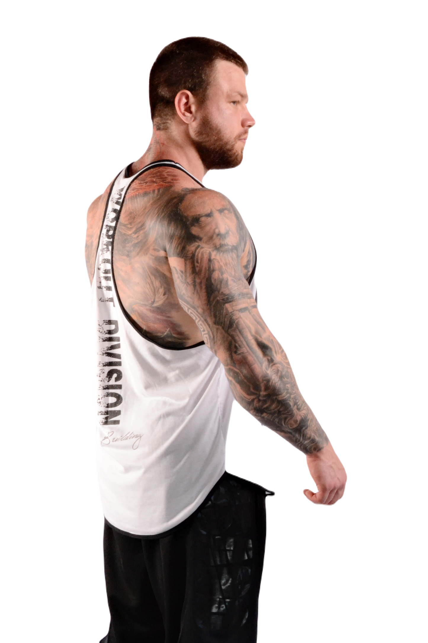 Drop Armhole Tank True Bodybuilders White