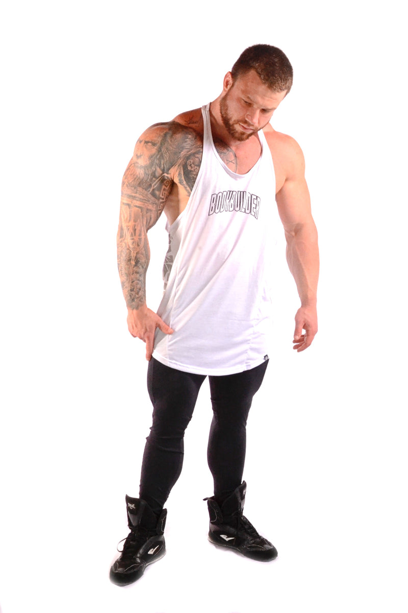 Mens Drop Armhole Hooded Tank Top Workout Insano Insano Extreme 9819