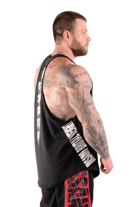 Drop Arm Tank Top Curved Hem Brutal Weight