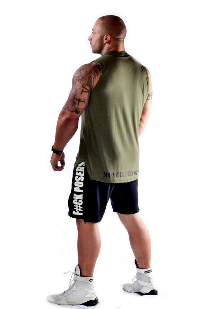 F#ck Posers Zip Shorts