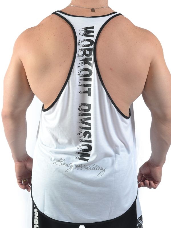 Drop Armhole Racerback Tank Old Skull