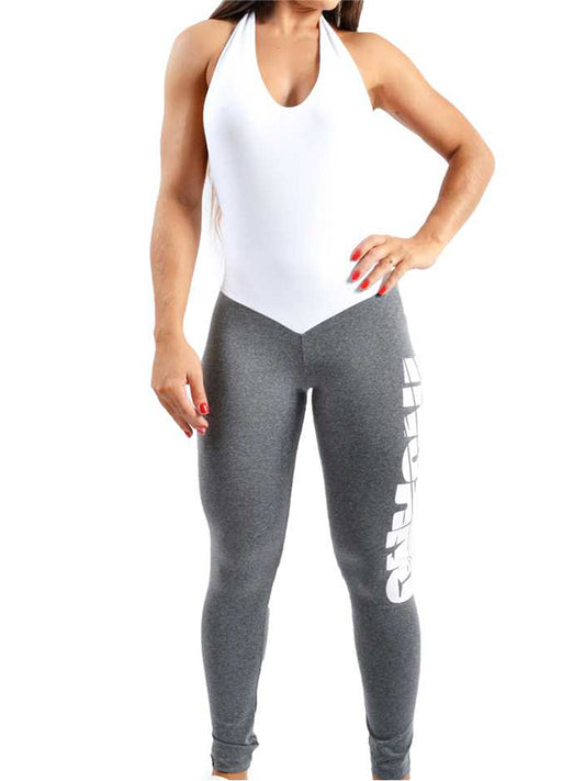 Open Back Two Tone Full Lenght Bodysuit