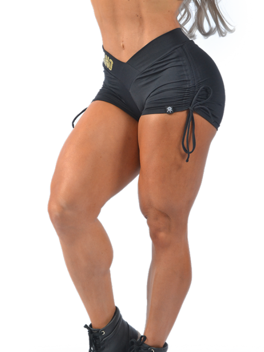 Side String V Waist Shorts