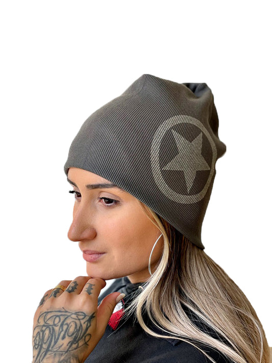 Unisex Beanie Military Star