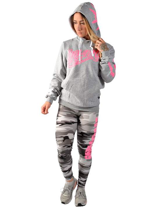 Pink Curly Hoodie Sweatshirt