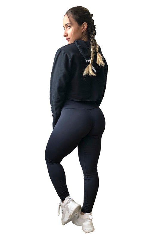 Crop Hoodie Sweatshirt