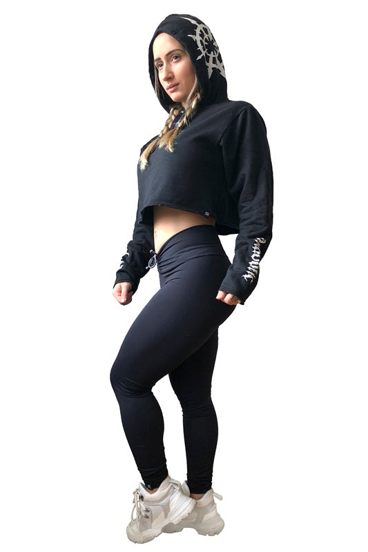 Crop Hoodie Sweatshirt
