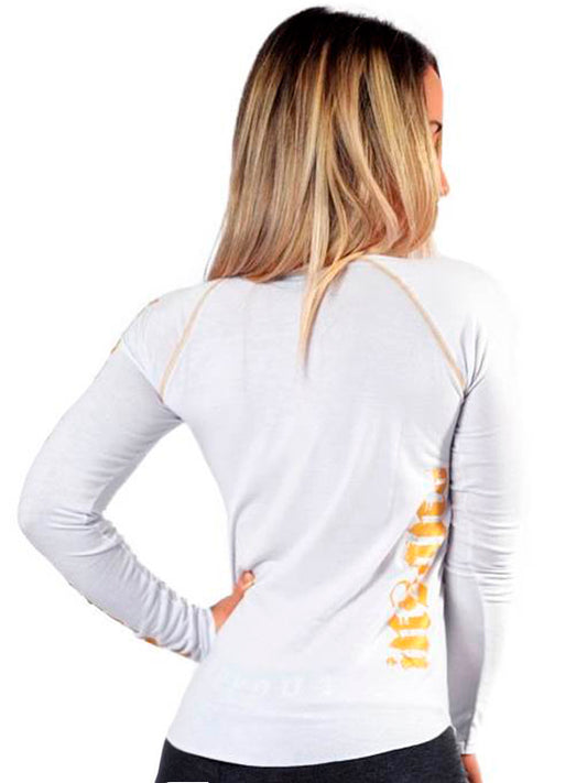 Long Sleeve Gold Curly