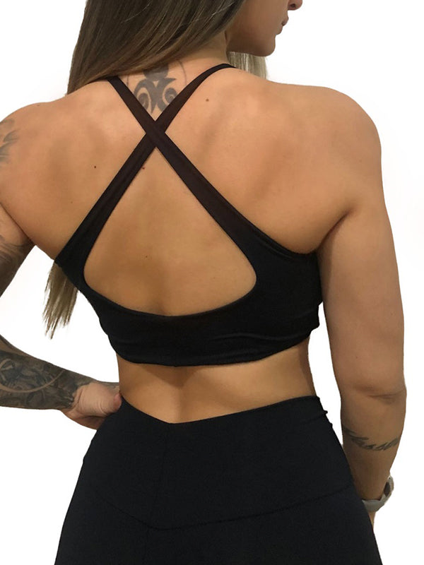 Drawstring Sports Bra