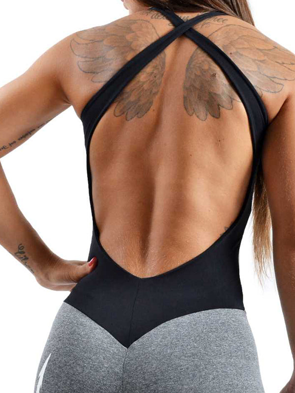 Two Tone Full Lenght Bodysuit Destroyer
