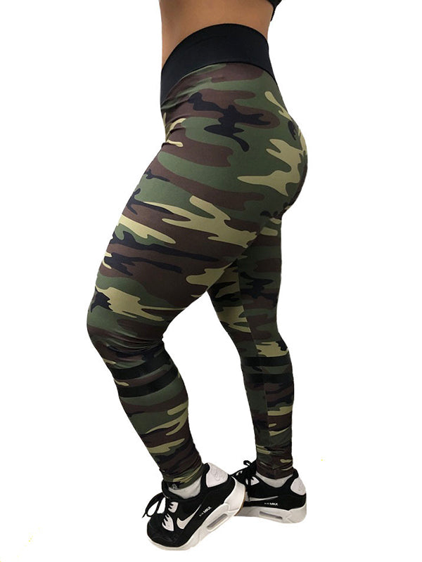 V Waist Camo Legging