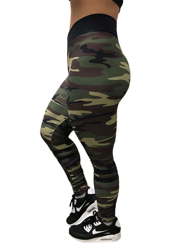 V Waist Camo Legging