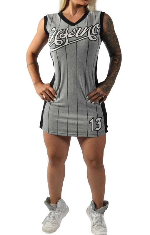 Stripped Sleeveless Bodycon