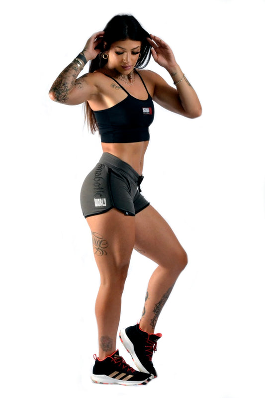 Drawstring Anabolic World Scrunch Bum Shorts