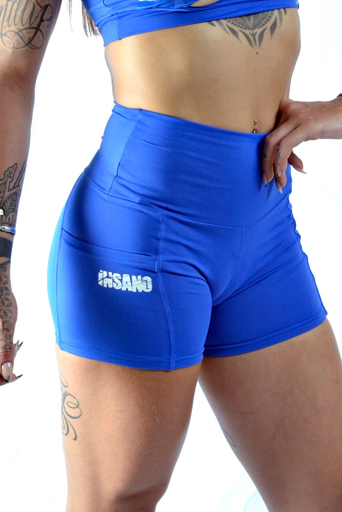 High Waist Side Pocket Shorts