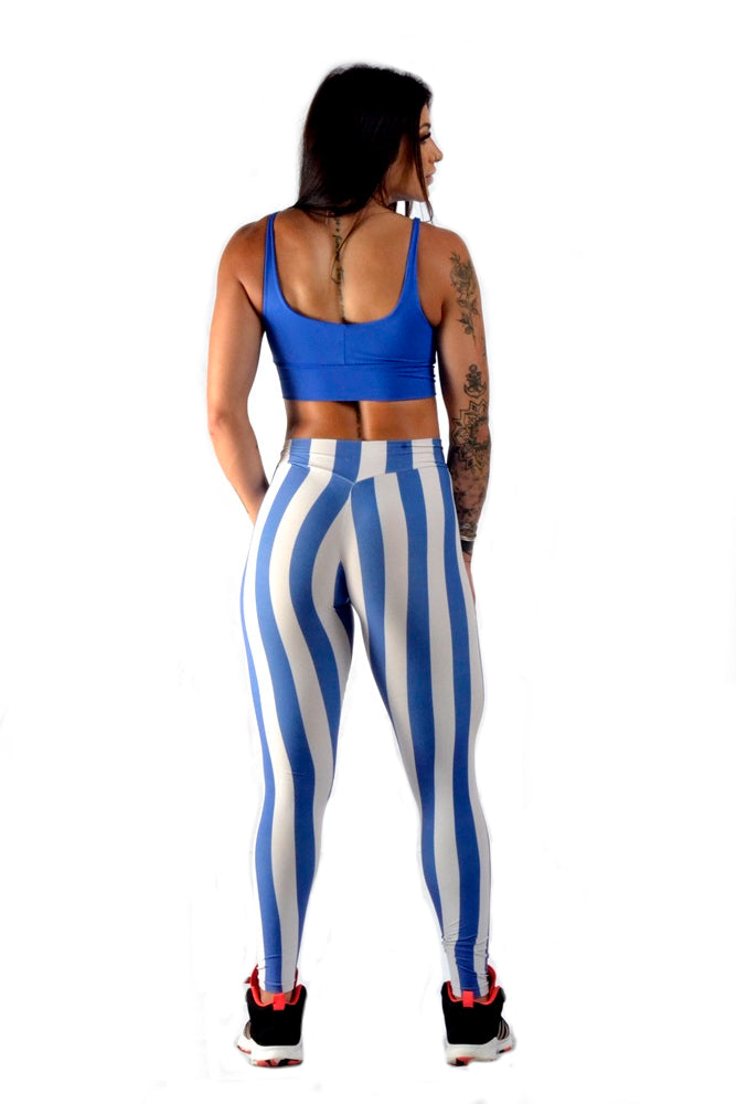 V Waist Striped Legging