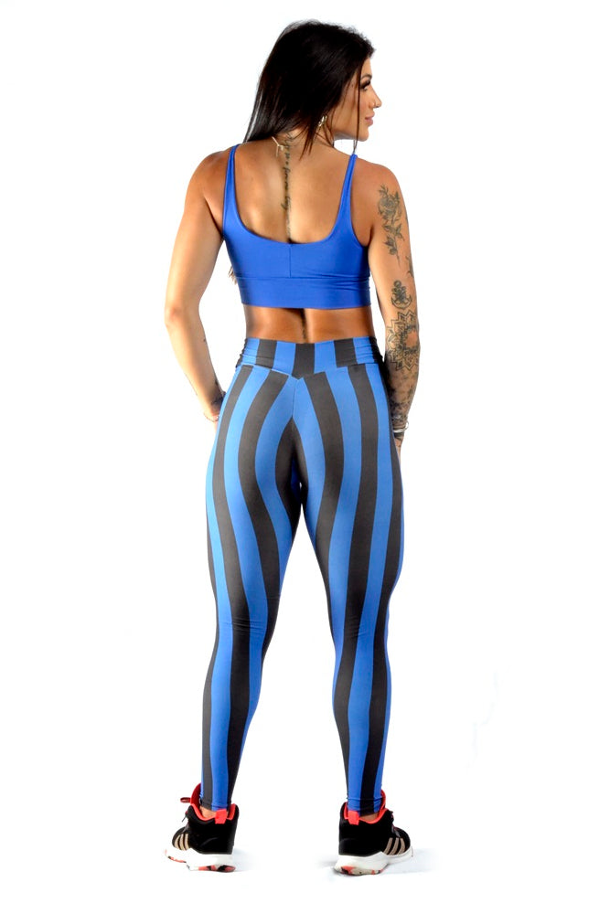 V Waist Striped Legging