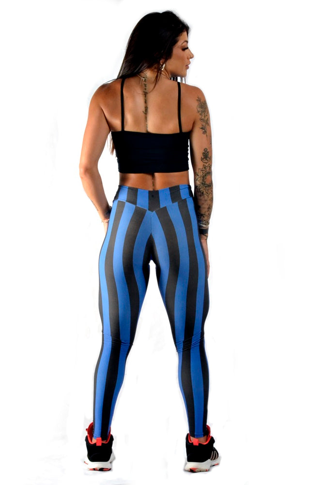 V Waist Striped Legging