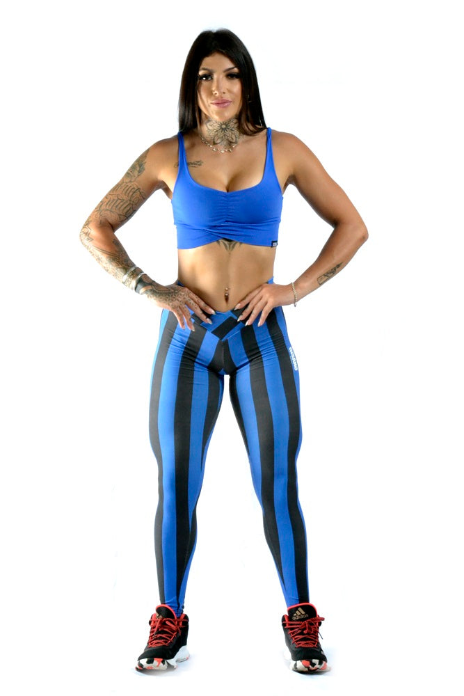 V Waist Striped Legging