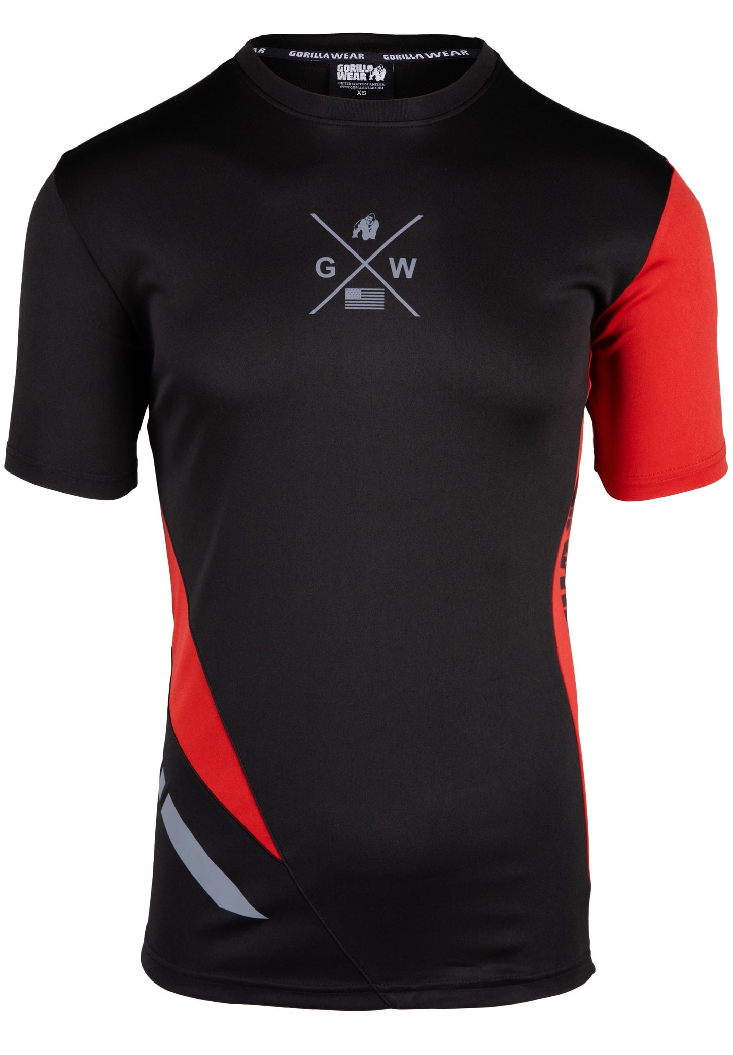 Hornell T-Shirt - Black/Red - Unisex