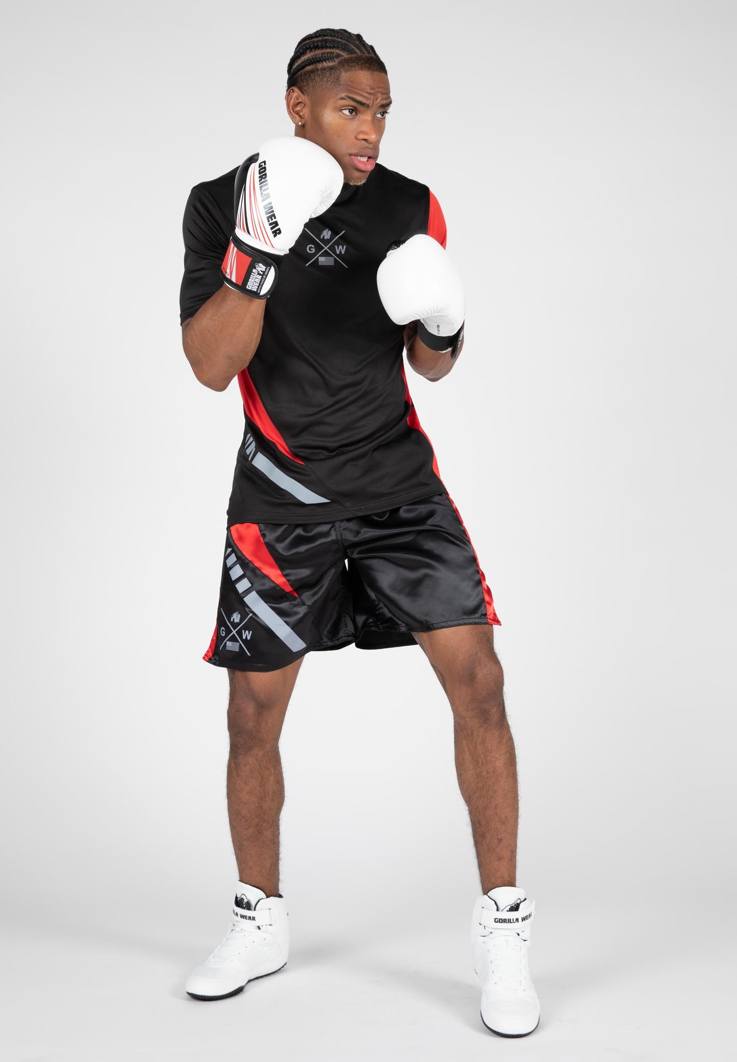 Hornell T-Shirt - Black/Red - Unisex