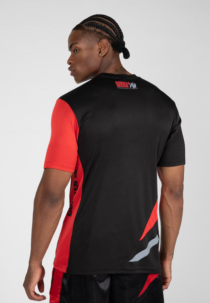 Hornell T-Shirt - Black/Red - Unisex