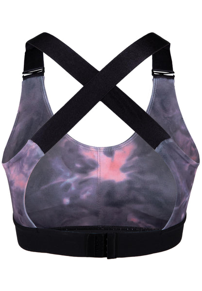 Colby Sports Bra - Gray/Pink