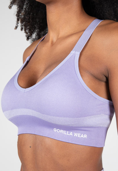 Selah Seamless Sports Bra - Lilac