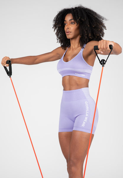 Selah Seamless Sports Bra - Lilac