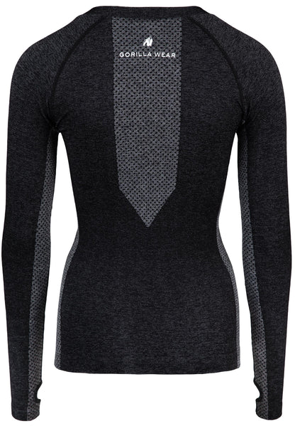 Selah Seamless Long Sleeve- Black