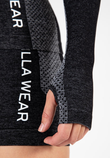 Selah Seamless Long Sleeve- Black